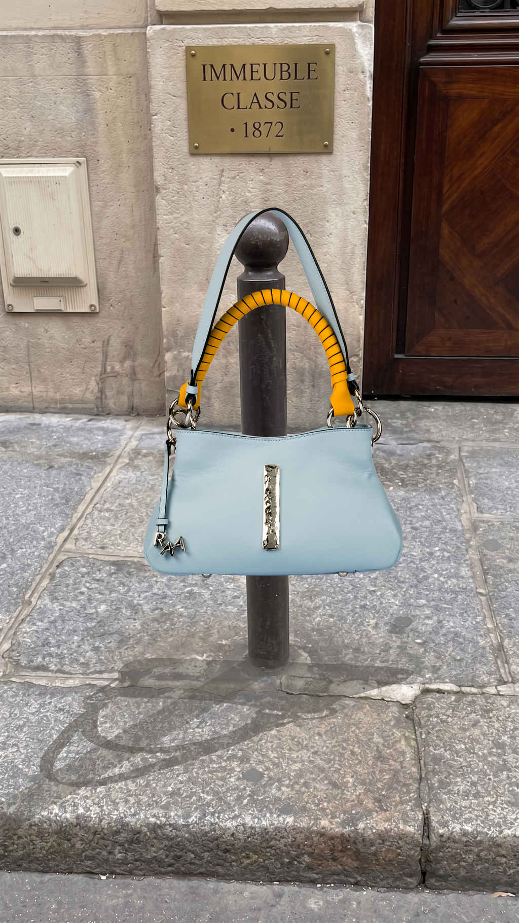 Midi Beija Sky Blue Silver