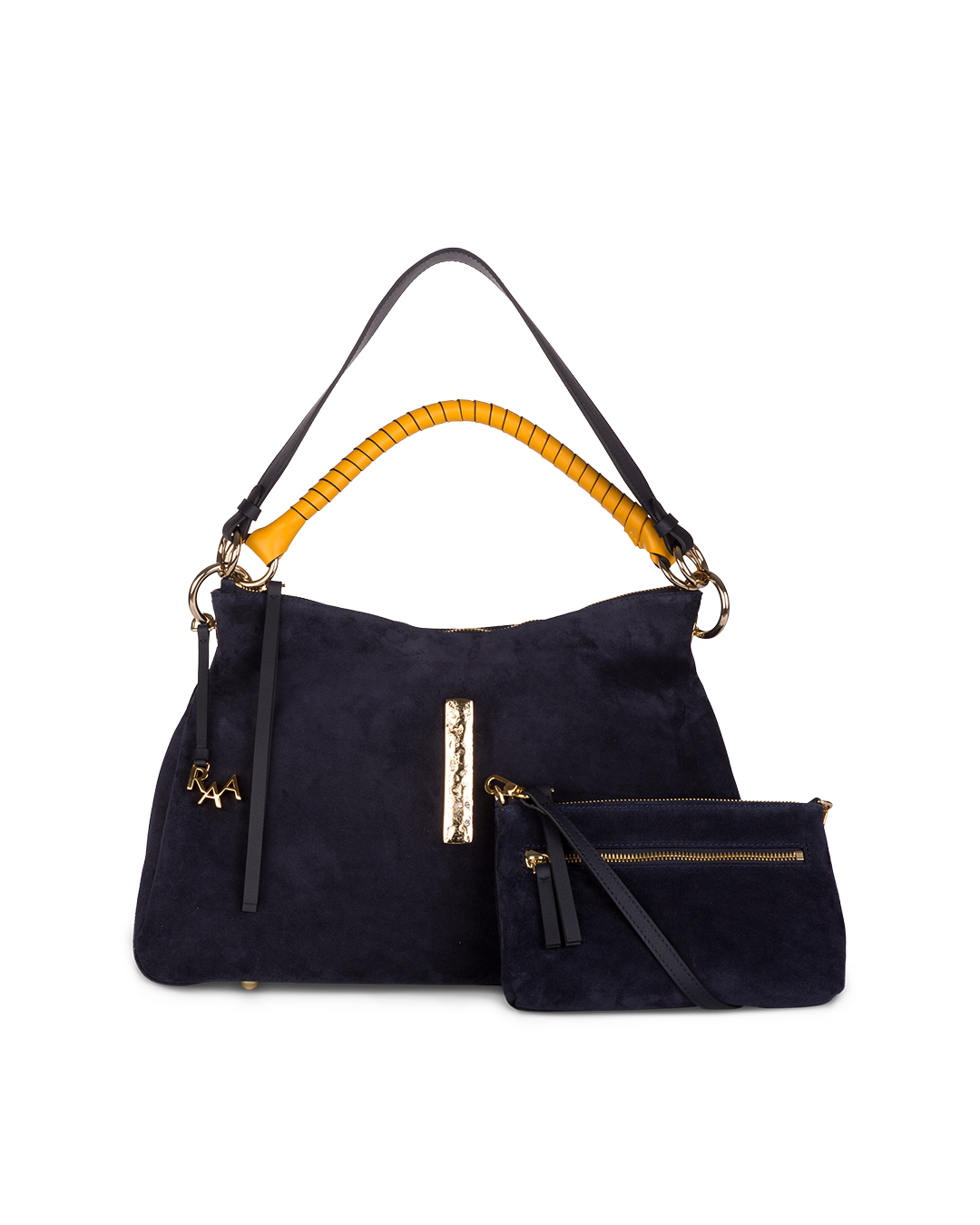 Beija Deep Ocean Suede Gold