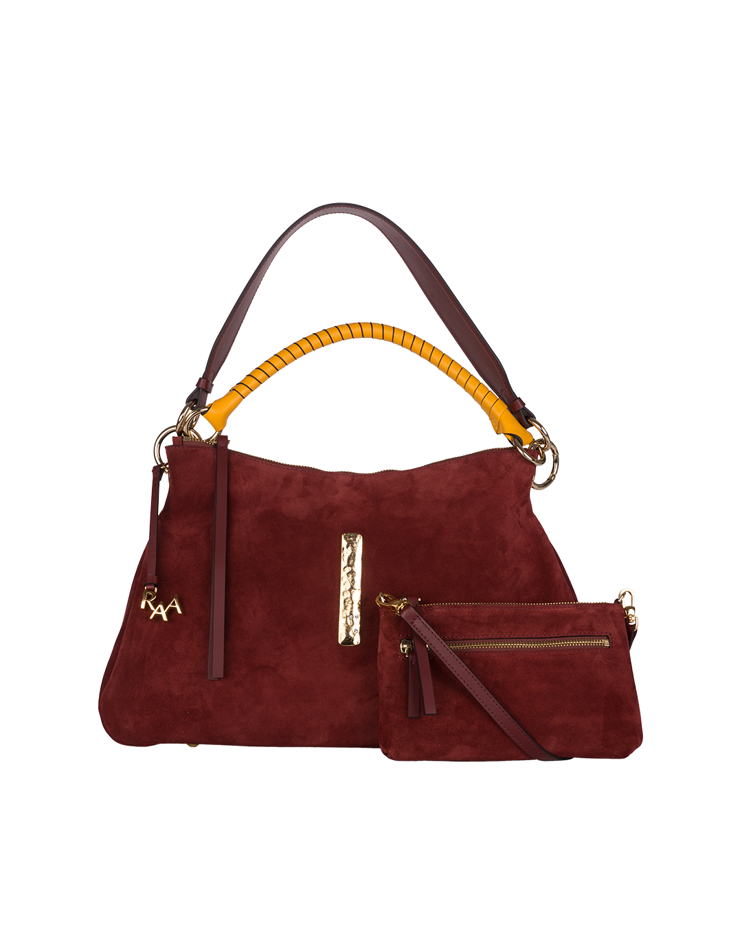 Beija Wine Suede Gold
