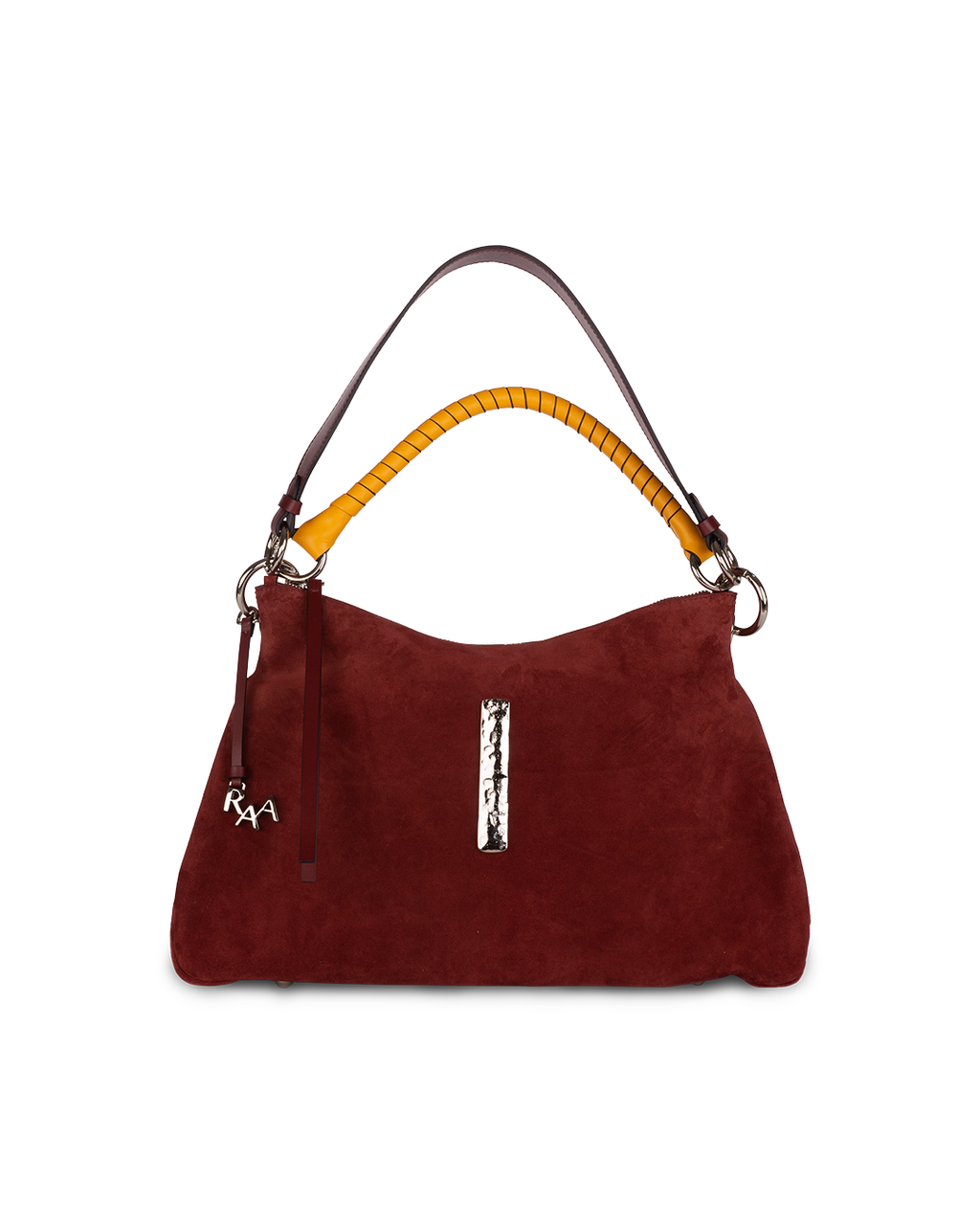 Beija Wine Suede Silver