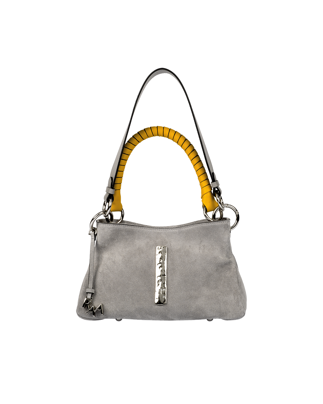 Midi Beija Mist Grey Suede Silver