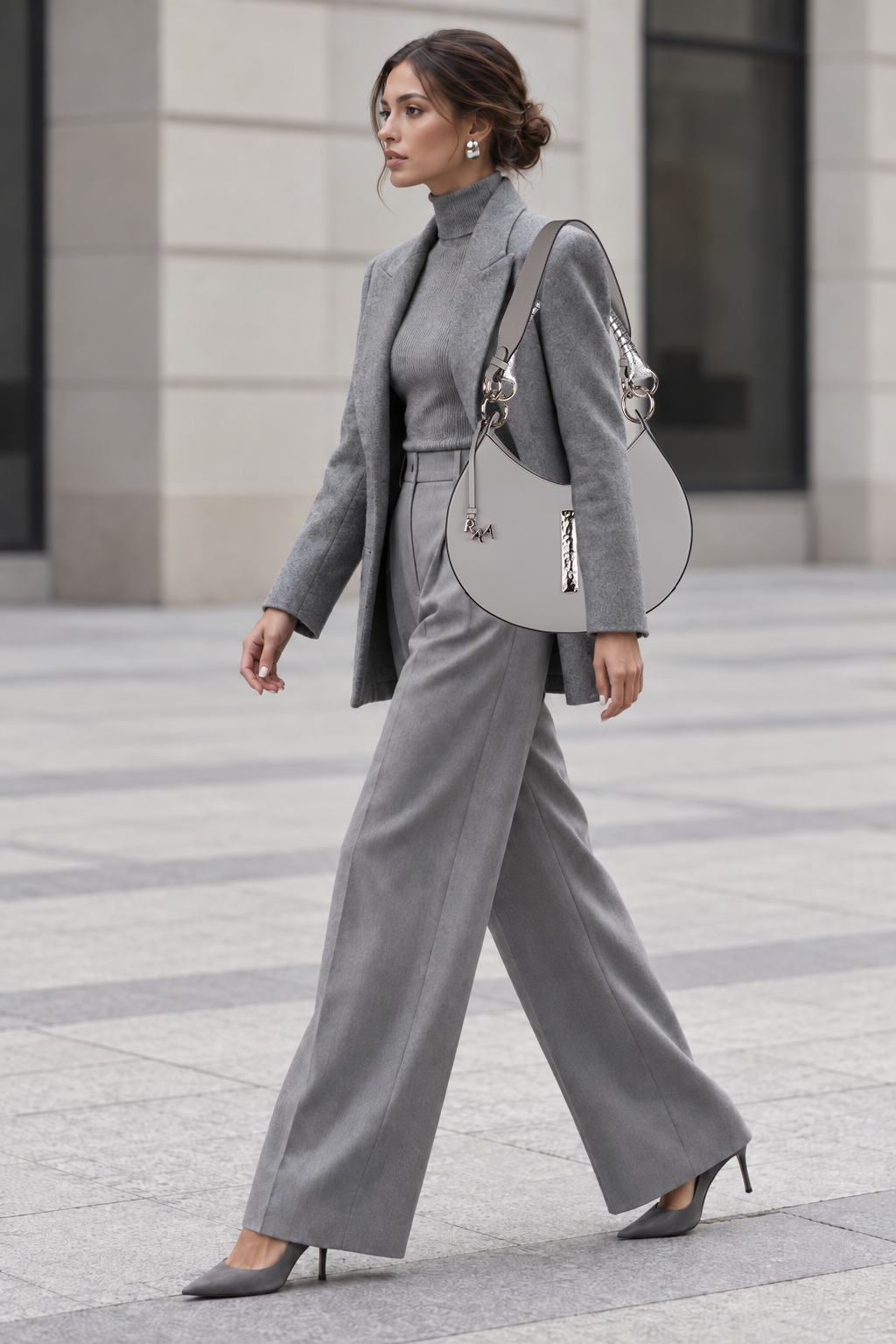 Midi Sahnaz Moonstone Silver